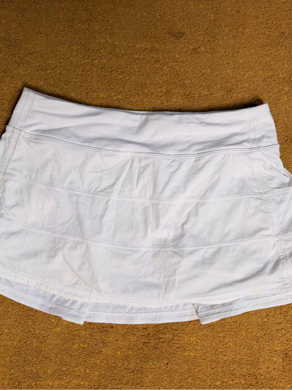 lululemon athletica Women's White Active Mini Skirt